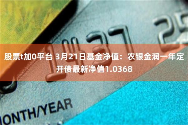 股票t加0平台 3月21日基金净值：农银金润一年定开债最新净值1.0368