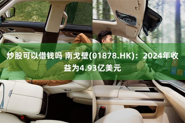 炒股可以借钱吗 南戈壁(01878.HK)：2024年收益为