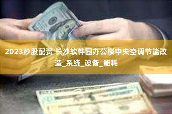 2023炒股配资 长沙软件园办公楼中央空调节能改造_系统_设